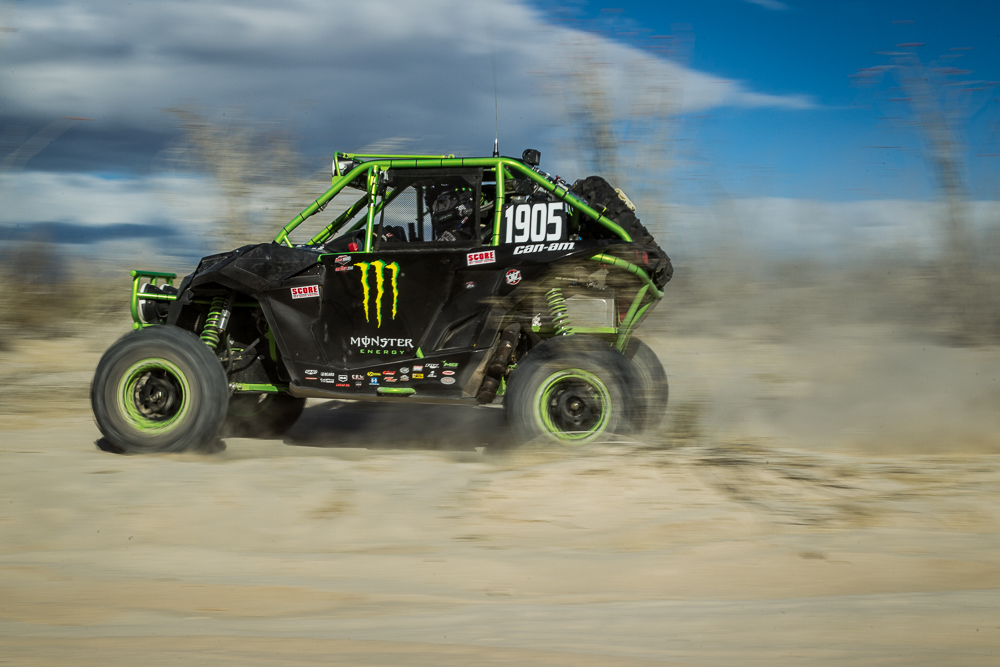 By winning the 2014 San Felipe 250, MB Motorsports / Can-Am pilot Marc Burnett recorded his first Class 19 win and the first-ever victory for a Can-Am side-by-side in a Baja and SCORE competition.